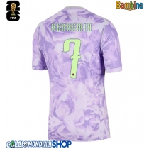 Maglie da calcio Repubblica di Corea Son Heung-min #7 Seconda Maglia Bambino Mondiali 2026  Manica Corta + Pantaloni corti)